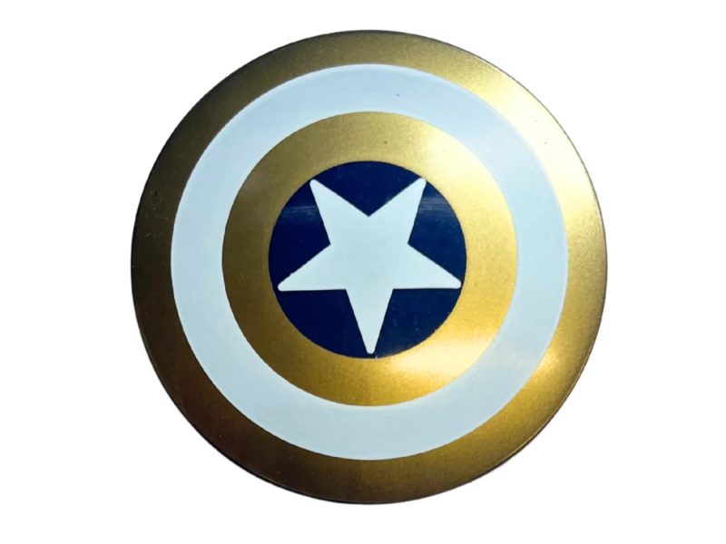 Kit custodia lenti a contatto con motivo Captain America, Colore: oro