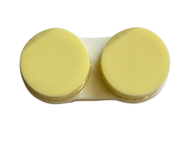 Kit custodia lenti a contatto, colore: giallo burro
