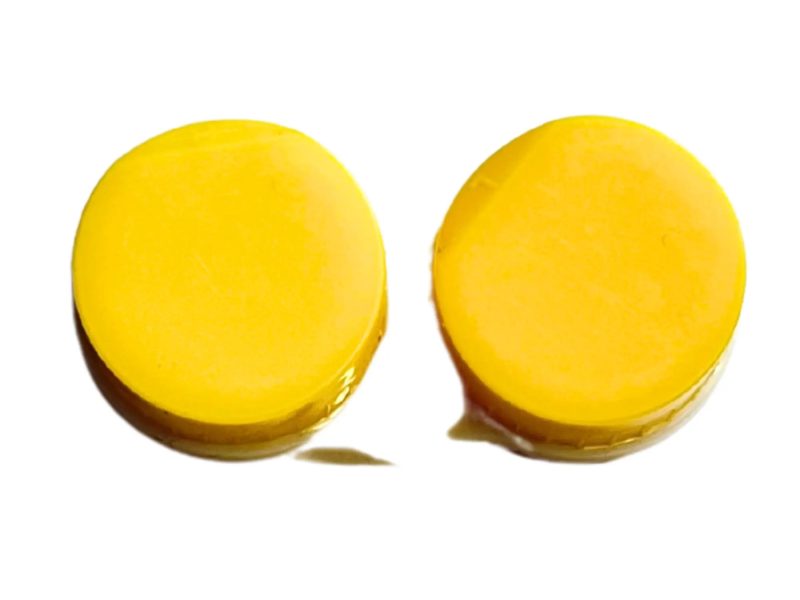 Kit custodia lenti a contatto, colore: giallo sole