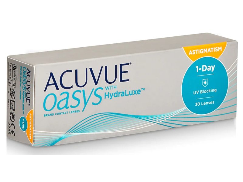 Acuvue Oasys 1-Day For Astigmatism With Hydraluxe (30 pz)