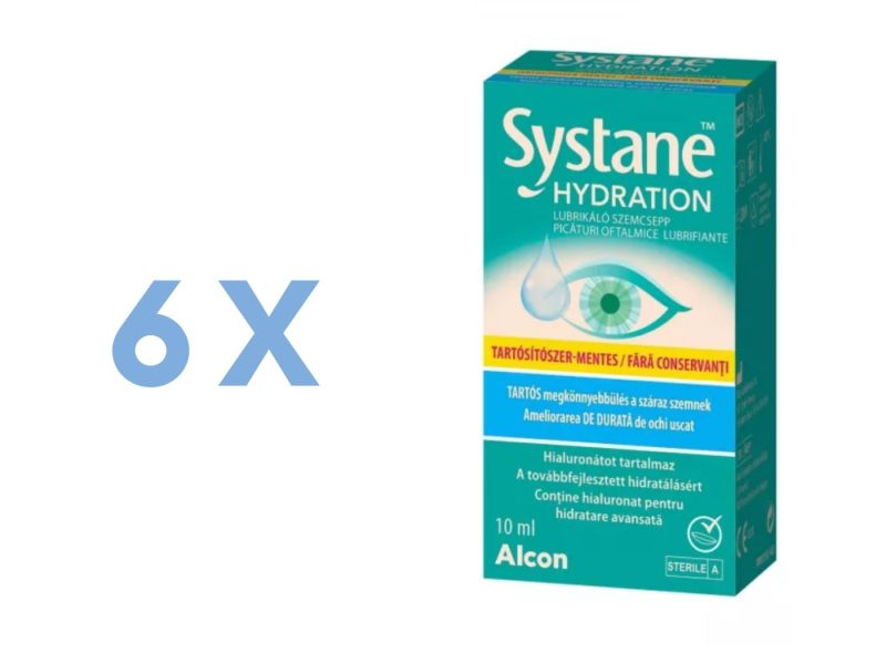 Systane Hydration preservative free (6 x 10 ml)