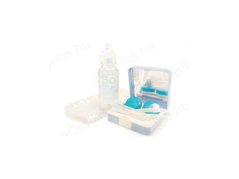 Kit da viaggio per lenti a contatto + 60 ml di liquido Biotrue