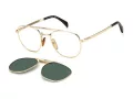 David Beckham DB 1082/G/CS 06J/UC 57 occhiali da vista con clip-on