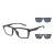 Emporio Armani EA 4189U 50881W 55 Occhiali da Sole