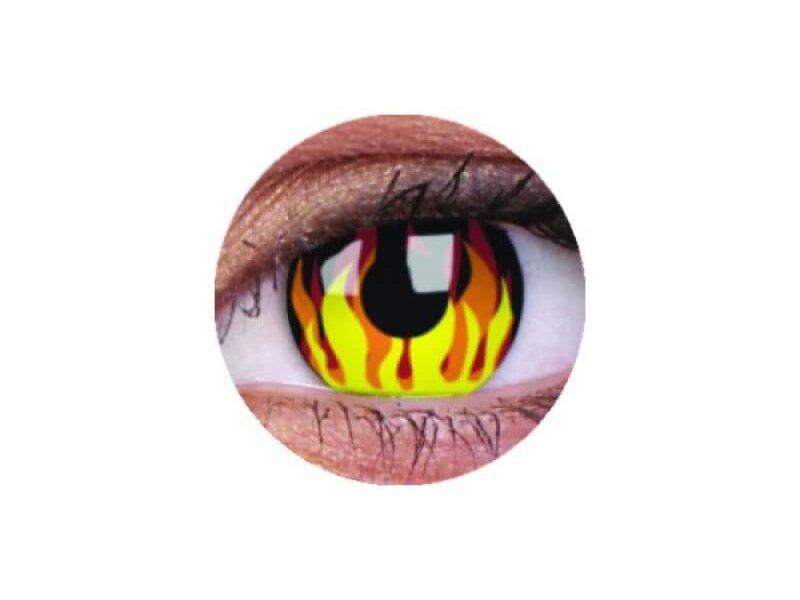 ColourVUE Crazy Flame Hot (2 pz) - senza diottrico