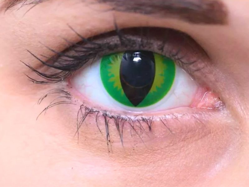 ColourVUE Crazy Dragon's Eye Verde (2 pz) - senza diottrico