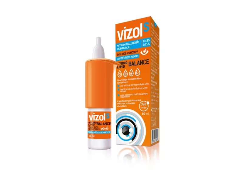 Vizol S Hydro Lipid Balance 0,15% HA, 0,25% olio di ricino, collirio (10 ml)