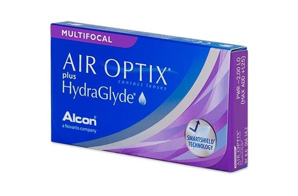 Air Optix Plus HydraGlyde Multifocal (x6)