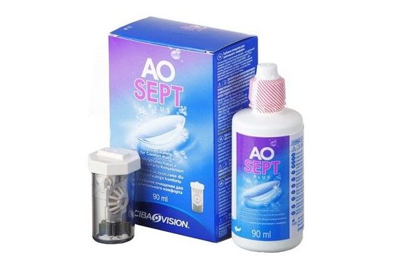 AoSept Plus (90 ml), Soluzione per lenti a contatto + 1 portalenti - prodotto fuori produzione