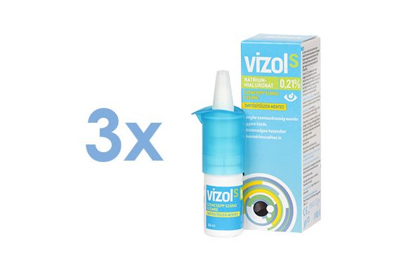 Vizol S 0.21% (3x10 ml)