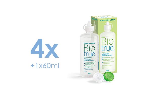 Biotrue (4x300 ml + 1x60ml)