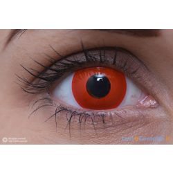   ColourVUE Crazy Diavolo Rosso (2 pz) - Lente cosmetica trimestrale opaca