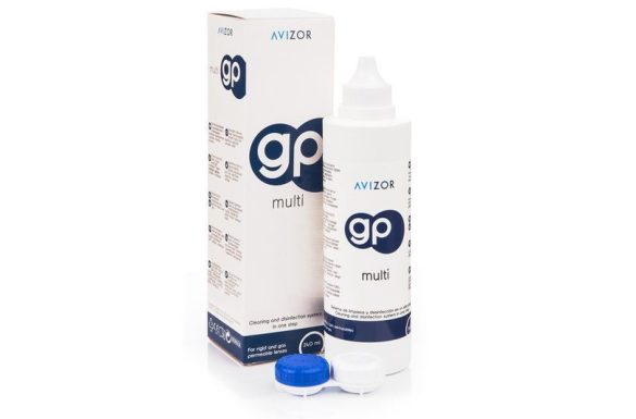 GP Multi (240 ml),  Soluzione per lenti a contatto + 1 portalenti
