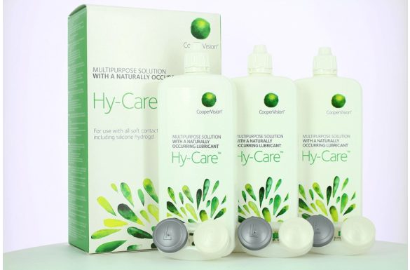Hy-Care (3x250 ml),  Soluzione per lenti a contatto + 3 portalenti