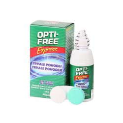   OPTI-FREE Express (120 ml), Soluzione per lenti a contatto + 1 portalenti