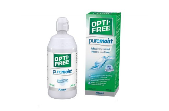 OPTI-FREE PureMoist (300 ml), Soluzione per lenti a contatto + 1 astuccio