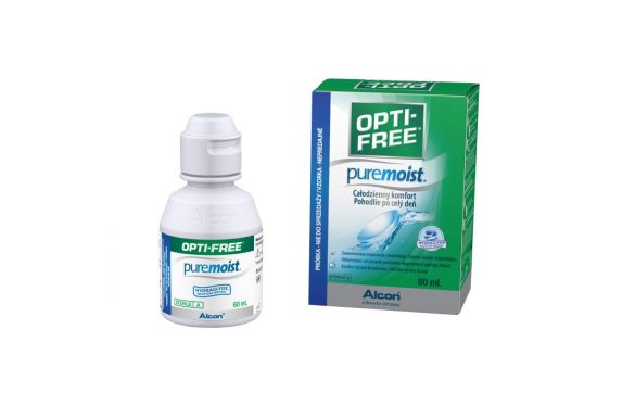 OPTI-FREE PureMoist (60 ml), Soluzione per lenti a contatto + 1 portalenti