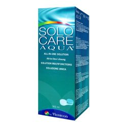   SOLO-care Aqua (360 ml), Solzuione per lenti a contatto + 1 portalenti