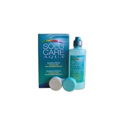   SOLO-care Aqua (90 ml), Soluzione per lenti a contatto + 1 portalenti