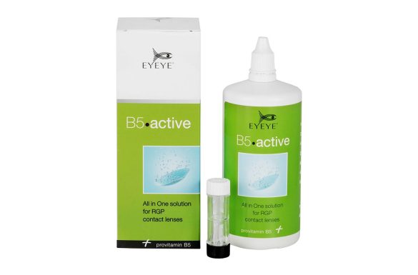 Eyeye B5 Active (200 ml), Soluzione per Lenti a contatto rigide + 1 portalenti