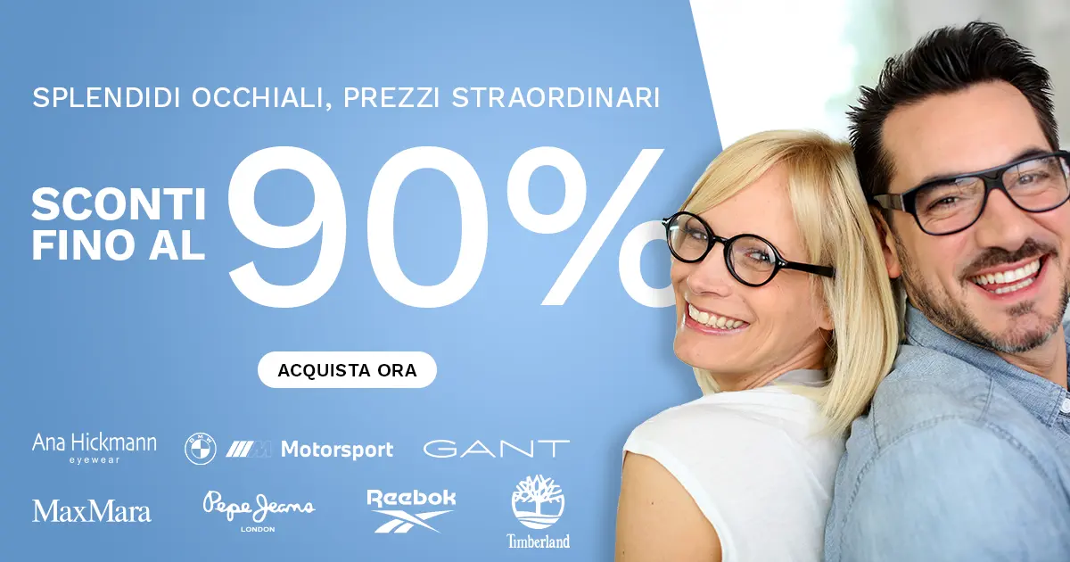 Splendidi occhiali, prezzi straordinari