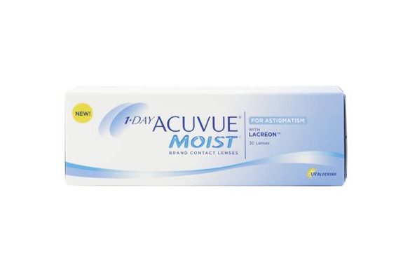 1 Day Acuvue Moist For Astigmatism (30 pz), Lenti giornaliere toriche 1 Day Acuvue Moist For Astigmatism (30 pz), Lenti giornaliere toriche