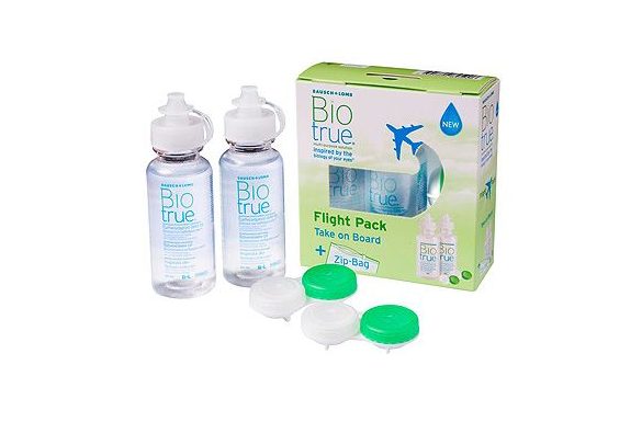 Biotrue Flight Pack (2x60 ml), Soluzione per lenti a contatto + 2 portalenti Biotrue Flight Pack (2x60 ml), Soluzione per lenti a contatto + 2 portalenti