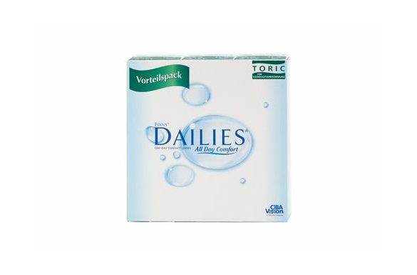 Focus Dailies All Day Comfort Toric (90 pz), Lenti a contatto giornaliere Focus Dailies All Day Comfort Toric (90 pz), Lenti a contatto giornaliere